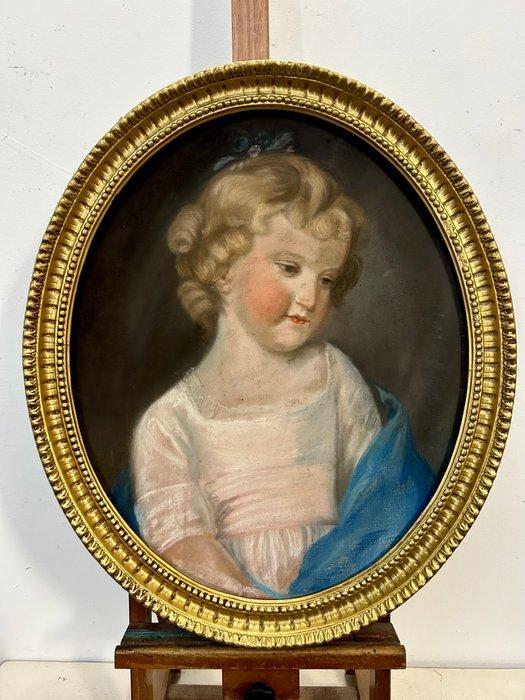 Scuola italiana (XVIII-XIX) - Ritratto di fanciulla, Antiquités & Art, Art | Peinture | Classique