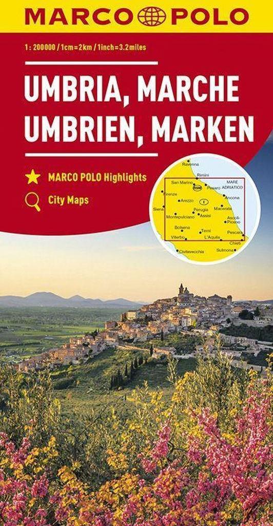 Marco Polo Umbrië - Marken 8 9783829739801 Marco Polo, Boeken, Wetenschap, Gelezen, Verzenden