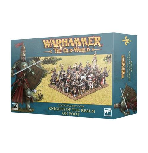 Kingdom of Bretonnia Knights of the Realm on Foot (warhammer, Hobby & Loisirs créatifs, Wargaming, Enlèvement ou Envoi