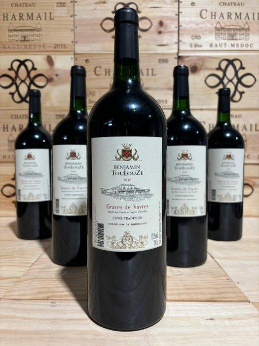 2016 Château Toulouze Benjamin Toulouze - Graves,, Verzamelen, Wijnen