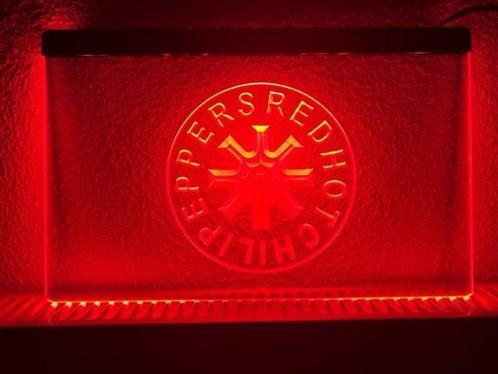 Red hot chili peppers neon bord lamp LED verlichting, Huis en Inrichting, Lampen | Overige, Nieuw, Verzenden