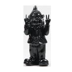 NIEUW - Kabouter Peace 31 cm - zwart, Tuin en Terras, Verzenden, Nieuw