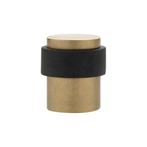 Deurstopper vloermontage 30x40mm getrommeld messing, Doe-het-zelf en Bouw, Ophalen of Verzenden, Nieuw, Koper of Messing, Overige typen