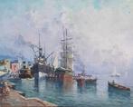 Ruggiero (XX) - Marina, Antiek en Kunst, Kunst | Schilderijen | Klassiek