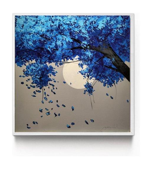 Giò Mondelli - Autunno Blu, Antiek en Kunst, Kunst | Schilderijen | Modern