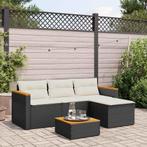 Zwarte Loungeset | Retour Deal | OP = OP!, Tuin en Terras, Tuinsets en Loungesets, 3 zitplaatsen, Nieuw, Loungeset, Verzenden
