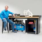 Datona Werkbank 200 cm 1 kast deuren eiken - Datona - Mat, Ophalen of Verzenden, Nieuw