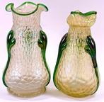 Coppia Vasi Art Nouveau – Kralic – Austria – Periodo Fine, Antiek en Kunst