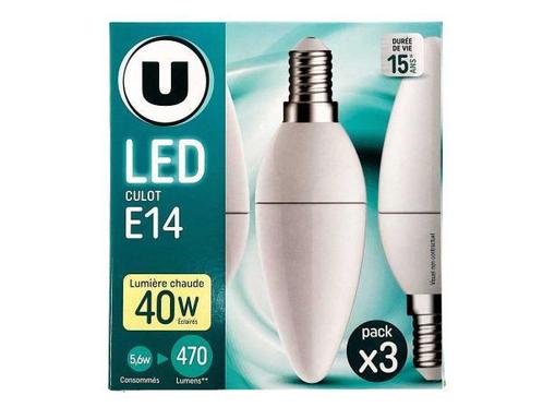 Veiling - 20x Flame LED-lamp E14 5,6W 2700K 3-PACK, Huis en Inrichting, Lampen | Overige
