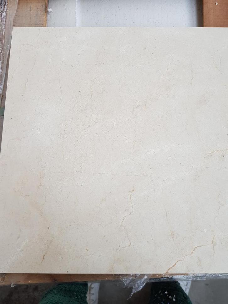 Dalles Marfil sur céramique 60x60x1,2 liquidation stock, Doe-het-zelf en Bouw, Tegels, Ophalen