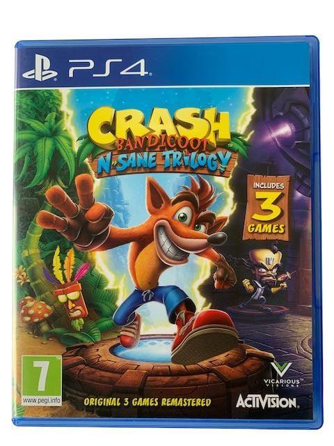 Crash Bandicoot N Sane Trilogy (PS4) (TWEEDEHANDS), Games en Spelcomputers, Games | Sony PlayStation 4, Verzenden