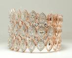 Armband - 14 karaat Roségoud - 16.99ct. tw. Diamant, Nieuw