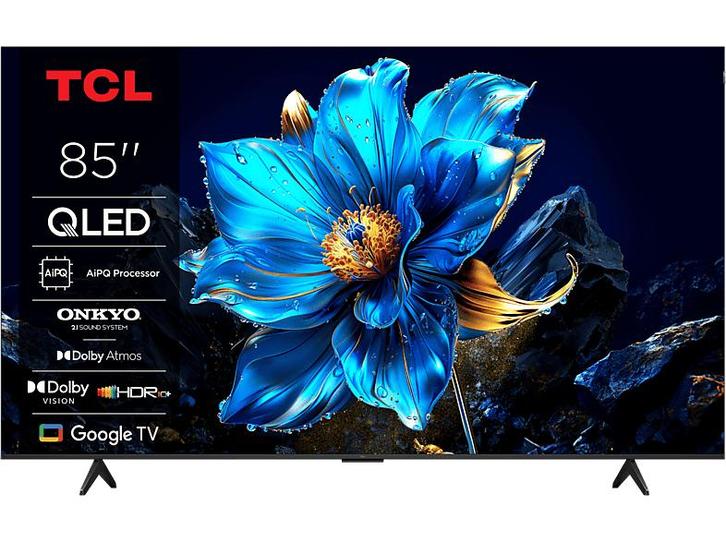 Tcl -   Qled Google Tv 85(2025) - Zwart, Audio, Tv en Foto, Televisies, 100 cm of meer, 100 cm of meer, Nieuw, Overige merken