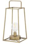 Tafel en bureaulampen Fauve tafellamp antiek brons met lamp