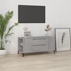 vidaXL Meuble TV Sonoma gris 102x44,5x50 cm Bois, Maison & Meubles, Armoires | Mobilier de télévision, Neuf, Verzenden