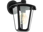 Veiling - EGLO Monreale wandlamp buiten E27 IP44 zwart, Nieuw