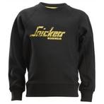 Snickers 7509 kinderen junior logo sweatshirt - 0400 - black