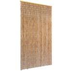 vidaXL Rideau de porte contre insectes Bambou 100 x 200, Bricolage & Construction, Fenêtres & Moustiquaires, Neuf, Verzenden