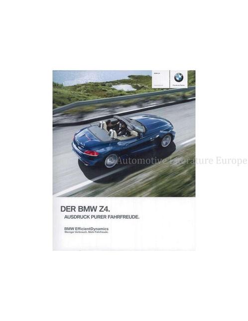 2011 BMW Z4 ROADSTER BROCHURE DUITS, Boeken, Auto's | Folders en Tijdschriften