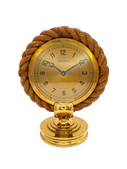 Tafelklok - Jaeger-LeCoultre - Messing en touw. - 1940-1950, Antiek en Kunst, Antiek | Klokken