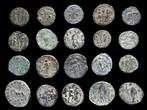 Romeinse Rijk Lote 20 monedas Æ acuñadas entre los siglos, Postzegels en Munten