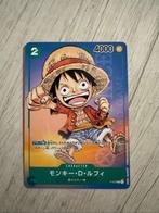 Bandai - 1 Card - One Piece - Monkey D. Luffy P-037, Hobby en Vrije tijd, Nieuw