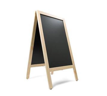 Krijtstoepbord Maple 75 x 135 cm dennenhouten omlijsting - beschikbaar voor biedingen