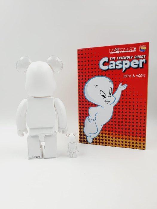 NO RESERVE Medicom Toy - Be@rbrick 400% + 100% Casper The, Antiek en Kunst, Kunst | Designobjecten