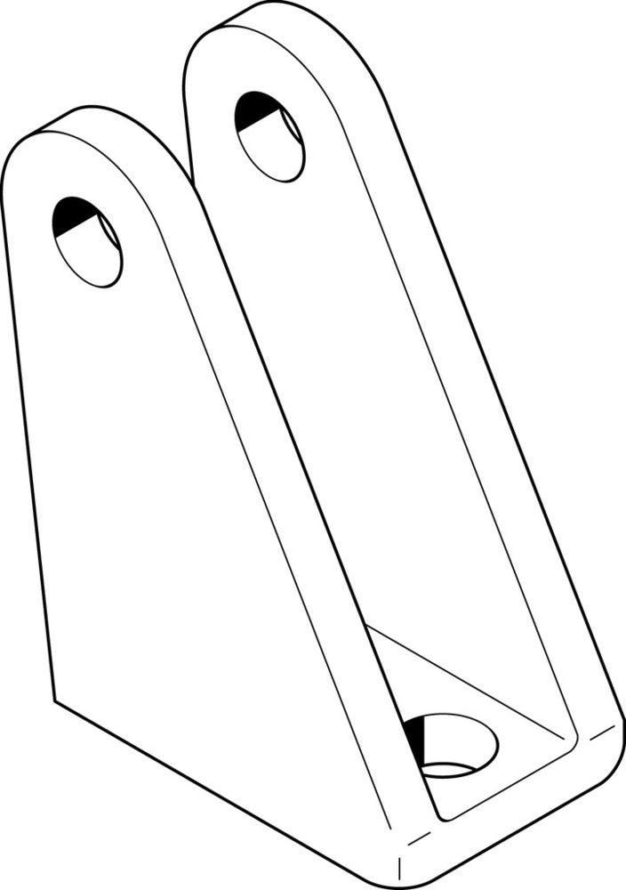 Festo Lagerblok Bouwgrootte 8/10 - 6057, Doe-het-zelf en Bouw, Overige Doe-Het-Zelf en Bouw, Verzenden