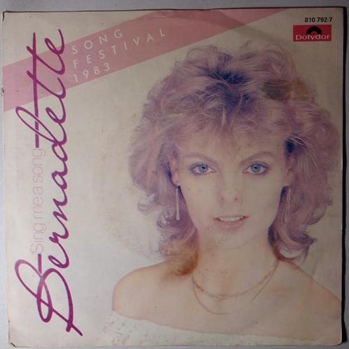 Bernadette - Sing me a song - Single, CD & DVD, Vinyles Singles, Single, Pop