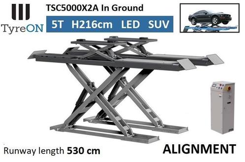 TyreON 5T Inbouw Hefbrug Schaarhefbrug Schaarbrug 5,3m lang, Autos : Divers, Outils de voiture