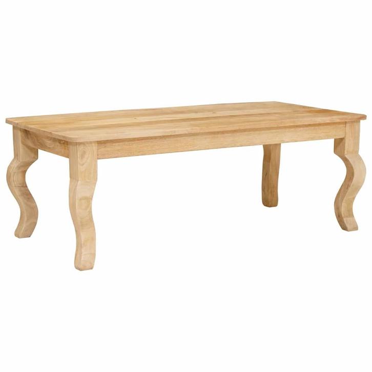 vidaXL Salontafel Bruin 100 x 55 x 40 cm massief mangohout, Huis en Inrichting, Tafels | Eettafels, Nieuw, Verzenden