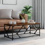 vidaXL Salontafel 100x50x40 cm bewerkt hout gerookt, Huis en Inrichting, Tafels | Salontafels, Verzenden, Nieuw