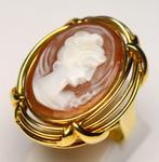 Ring - 14 karaat Geel goud - Cameo