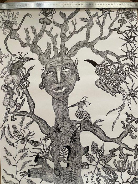 Elisabeth Garrouste (1946) - Sans titre, Antiek en Kunst, Kunst | Schilderijen | Modern