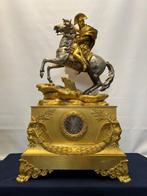 Figurale pendule Louis Philippe - Verguld brons - 1830