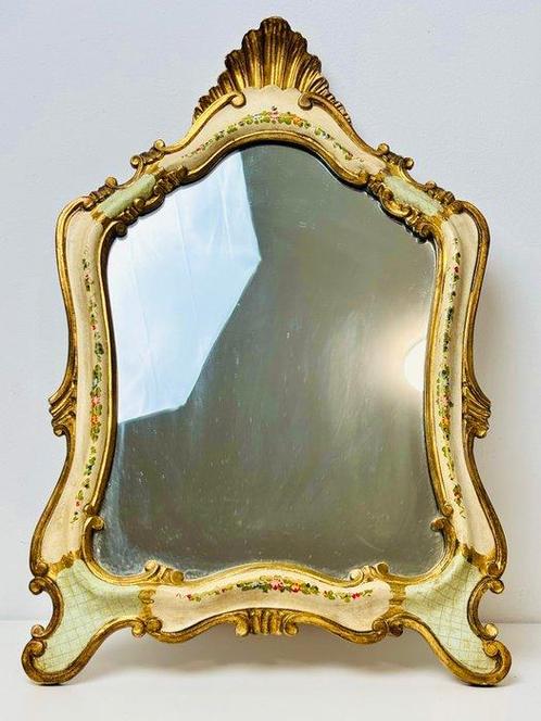 Miroir- Miroir baroque exclusif du XVIIIe siècle - Bois,, Antiek en Kunst, Antiek | Overige Antiek