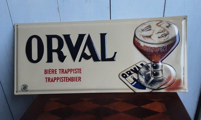 Orval Bière - Panneau - Métal, Antiquités & Art, Antiquités | Assiettes décoratives & Carrelages