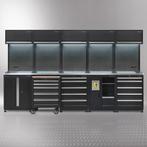 Datona Werkplaatsinrichting PREMIUM met RVS werkblad 340 cm, Doe-het-zelf en Bouw, Ophalen of Verzenden, Nieuw