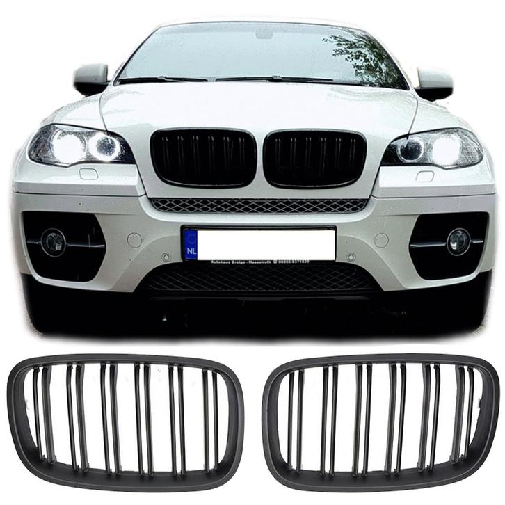 Sportieve Grille geschikt voor BMW X5 E70 en X6 E71 dubbele, Auto diversen, Auto-accessoires, Verzenden