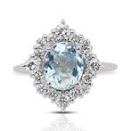 - 2.60 Total Carat Weight Diamonds - - Ring Witgoud Beril -