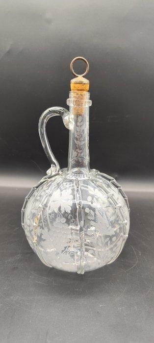 Karaf - Nederlandse XVIII/XIX Eeuw. Geblazen Glas, Antiek en Kunst, Antiek | Glaswerk en Kristal