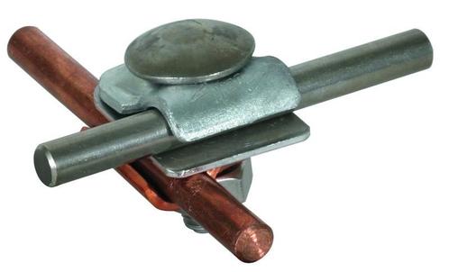 Dehn MMV klem met spantkopschroef en moer Cu-St TZN RD 6-8mm, Doe-het-zelf en Bouw, Elektriciteit en Kabels, Verzenden
