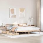 vidaXL Bedframe zonder matras massief grenenhout 200x200 cm, Verzenden, Nieuw