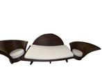 Sofa (3) - Bamboe - Etnische bank + 2 fauteuils