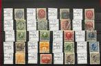Denemarken en Noorwegen 1870/1980 - Partij oude postzegels, Postzegels en Munten, Gestempeld