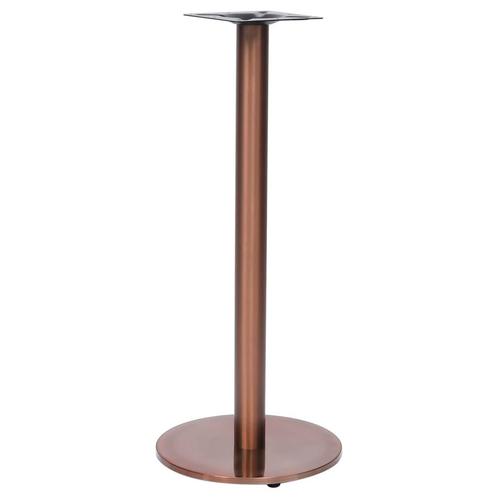 vidaXL Bistrotafelpoot Ø45x107 cm roestvrij staal, Huis en Inrichting, Tafelonderdelen, Nieuw, Verzenden