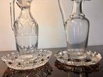 production française - Karaf (2) - Kristal, Antiek en Kunst