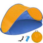 Pop Up strandtent Jasmin - blauw / oranje, Caravanes & Camping, Accessoires de camping