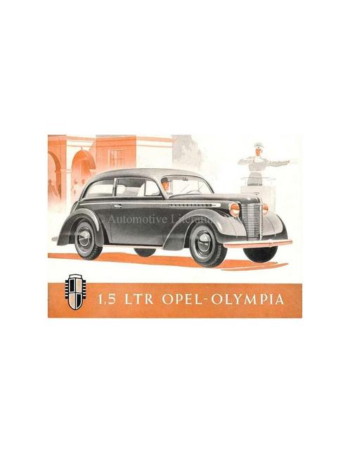 1938 OPEL OLYMPIA BROCHURE DUITS, Livres, Autos | Brochures & Magazines, Enlèvement ou Envoi